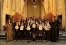 13 students inducted into National Junior Honor Society at St. Bernard Prep