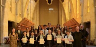 13 students inducted into National Junior Honor Society at St. Bernard Prep