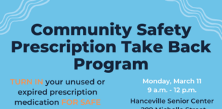 Hanceville Police Department hosting Community Safety Prescription Take Back Program