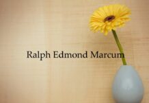 Obituary: Ralph Edmond Marcum