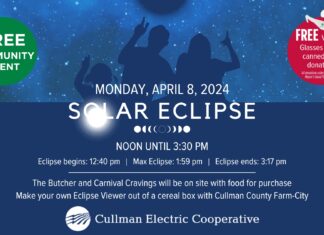 Experience the solar eclipse with Cullman Electric Cooperative while supporting a local cause