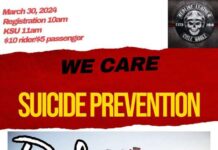 ‘We Care – Ride for Suicide Prevention,’ a community ride for suicide awareness