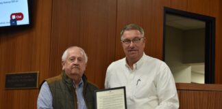 Cullman City Council honors Don Hewitt for Zoning Board service
