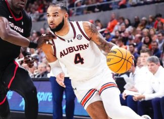 Auburn’s Broome named semifinalist for Naismith Defensive Player of the Year Award