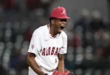 Wild pitch leads Alabama to 4-3 win over South Carolina