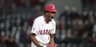 Wild pitch leads Alabama to 4-3 win over South Carolina