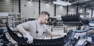 Cullman secures no. 2 micropolitan ranking: A testament to community and development An employee hard at work at REHAU, one of Cullman’s major industrial manufacturers (CEDA)