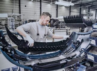 Cullman secures no. 2 micropolitan ranking: A testament to community and development An employee hard at work at REHAU, one of Cullman’s major industrial manufacturers (CEDA)