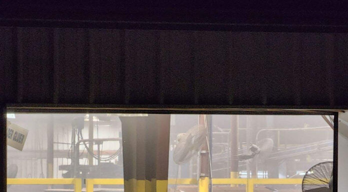 Small fire at Rusken Packaging