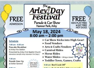 Mark your calendars: 51st Arley Day Festival coming May 18