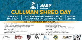 BBB of North Alabama hosting Cullman Shred Day May 4