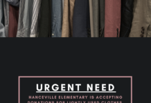 Urgent need for clothing at Hanceville Elementary