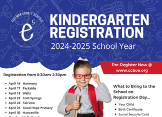 Cullman County Schools 2024-2025 kindergarten registration info