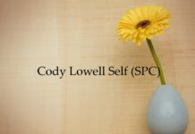 Obituary: Cody Lowell Self (SPC)