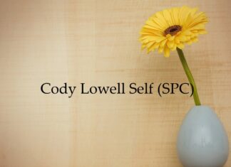 Obituary: Cody Lowell Self (SPC)