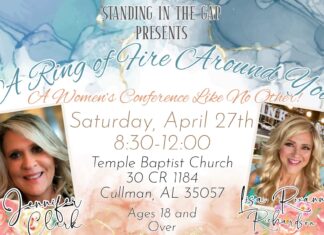FAITH: Temple Baptist Church hosting ‘Ring of Fire Around You’ Women’s Conference April 27