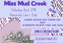 Inaugural Miss Mud Creek Pageant taking place April 27