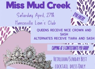 Inaugural Miss Mud Creek Pageant taking place April 27