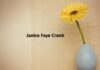 Obituary: Janice Faye Crook