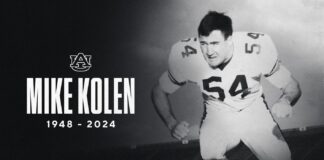 Auburn legend Mike Kolen passes away