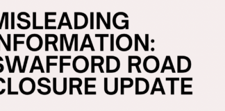 City: Social media post by Cullman Daily depicting closing of Swafford Road inaccurate