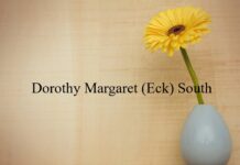 Obituary: Dorothy Margaret (Eck) South