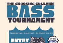 The Crossing hosting bass tournament June 8 at Smith Lake Park