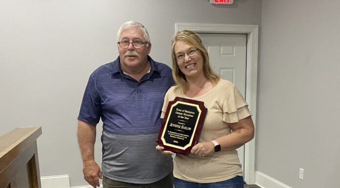 Baileyton Town Council names Jennifer Harlow Volunteer of the Year