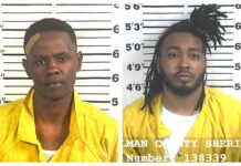 2 arrested following crash, pursuit Antonio Dequan Hasberry and Diaundre Rashad Perez (Cullman Police Department)