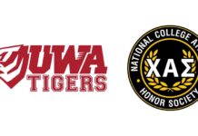 Fairview’s Guyton inducted into UWA Chi Alpha Sigma Honor Society