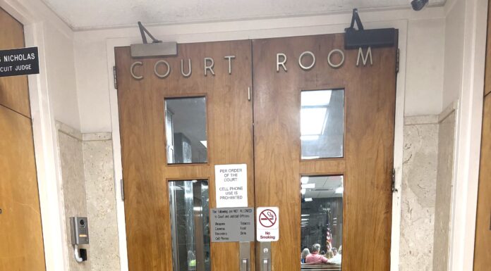 Trials begin in 2017, 2021 homicide cases Doors to the large courtroom on the third floor of the Cullman County Courthouse, seen on Monday, June 24, 2024 (Lauren Estes for The Cullman Tribune)