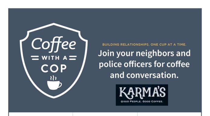 CPD hosting ‘Coffee with a Cop’ this Saturday