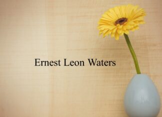 Obituary: Ernest Leon Waters