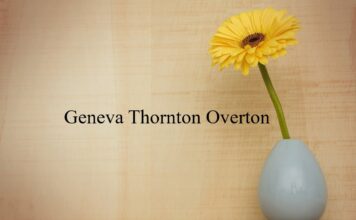 Obituary: Geneva Thornton Overton