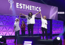 12 Wallace State students earn medals at SkillsUSA National Leadership and Skills Conference Kyndall Winters of Nauvoo celebrates winning a gold medal in esthetics at the 2024 SkillsUSA National Leadership and Skills Conference.