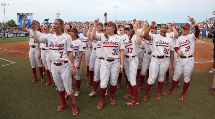 Alabama’s season ends in 6-4 loss to Florida at WCWS Sunday