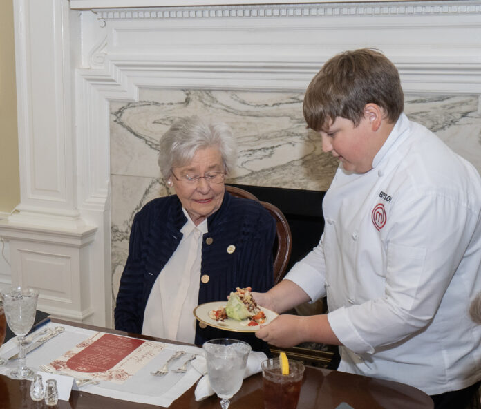 Governor Kay Ivey MasterChef Junior Bryson McGlynn Lunch