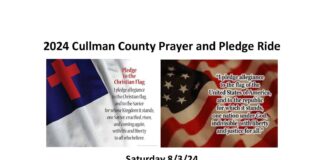 Community invited to 2024 Cullman County Prayer and Pledge Ride Aug. 3