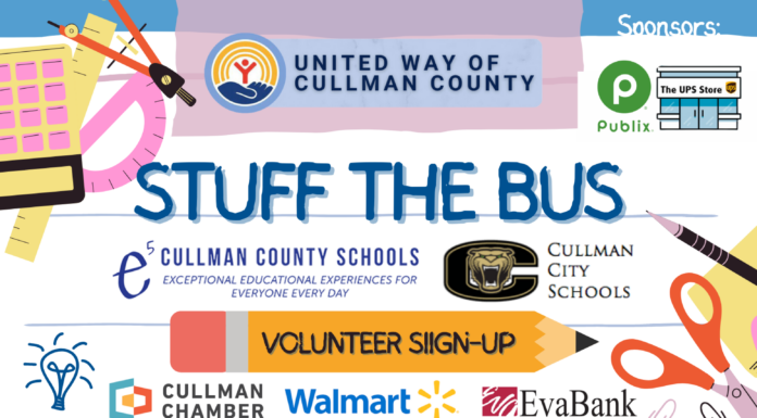 Volunteers needed for 7th annual Stuff the Bus school supply drive