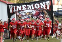 PREP FOOTBALL: Vinemont bounces back with 32-28 win at Midfield