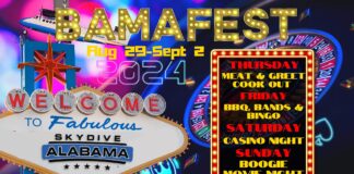 Skydive Alabama’s Bamafest coming to skies near you