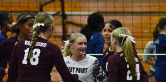 PREP VOLLEYBALL: West Point splits tri-match with Clay-Chalkville, Corner