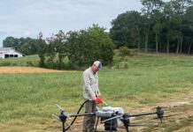 Local agricultural business employing drone tech