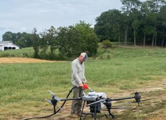 Local agricultural business employing drone tech