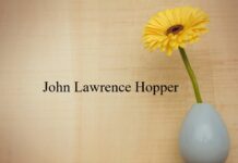 Obituary: John Lawrence Hopper