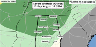 Severe thunderstorms possible today through Sunday