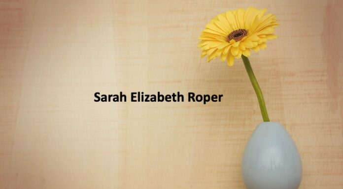 Obituary: Sarah Elizabeth Roper
