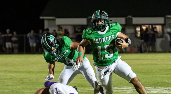 PREP FOOTBALL: Holly Pond races past Hanceville in 74-35 shootout