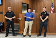 Cullman Police officer recognized for apprehension of wanted suspect