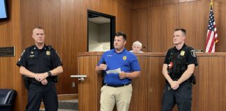 Cullman Police officer recognized for apprehension of wanted suspect